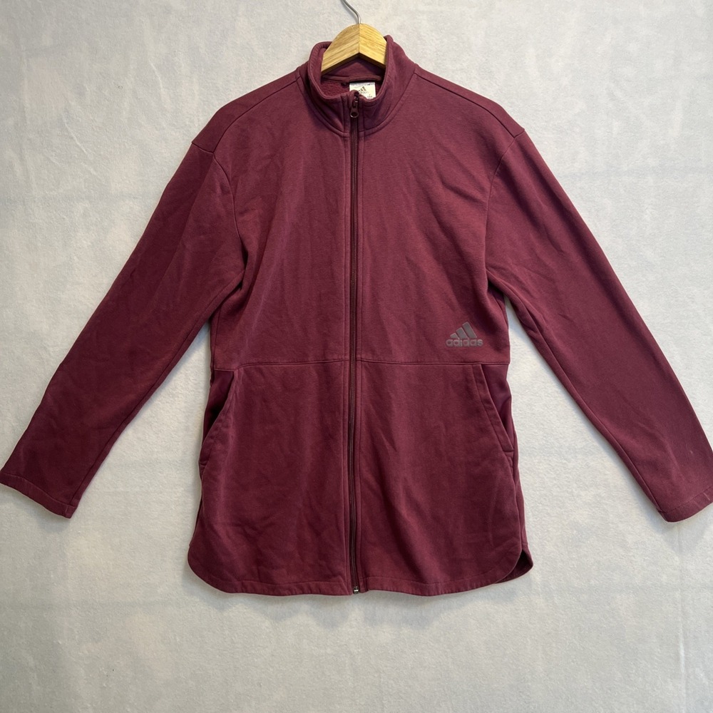 Adidas "Crimson" x Zoe Saldana Primegreen Yoga Track Jacket Small Women's